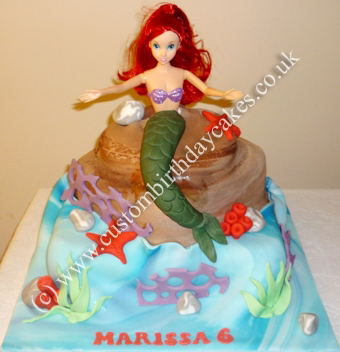 Ariel Birthday Cake on Custom Bithday Cakes For Boys