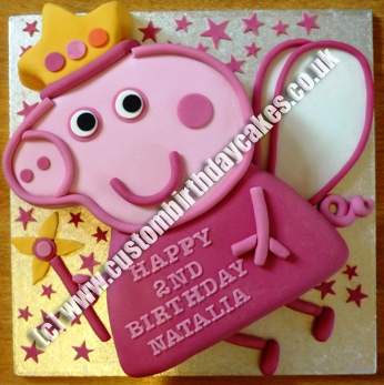 Peppa  Birthday Cake on Peppa Pig Fairy Cake