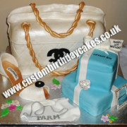 Bag Shoes Box Cake