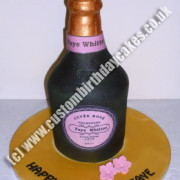 Champagne Bottle Cake