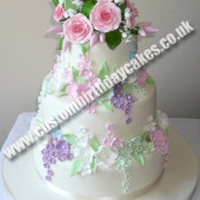 Flowers Wedding Cake