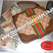 Money & Bag Cake