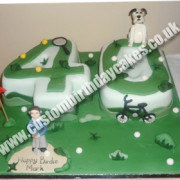 Golf Themed Cake