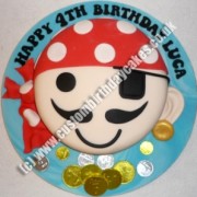 Pirate Face Cake