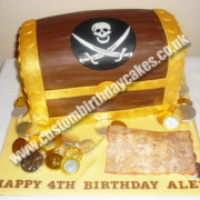 Pirate Treasure Chest Cake