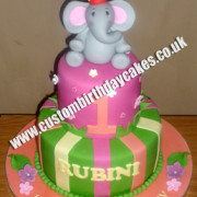 Elephant Jungle Cake