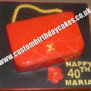 Red Bag Cake