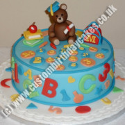 Alphabet Letter Number Cake