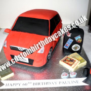 Red Car Cake