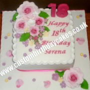 Pink Roses Cake