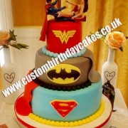 Superhero Novelty Wedding Cake