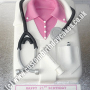 Doctor Stethoscope Cake