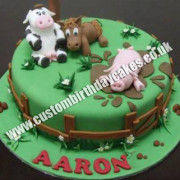 Farm Animal Cake