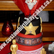 Betty Boo Oscar Statue Cake