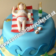 Sun Bathing Cake