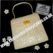 White Handbag Cake