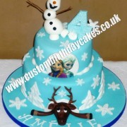 Snowman Cake