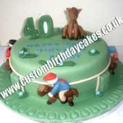 Horse Racing Cake