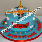 Toy Plane Cake