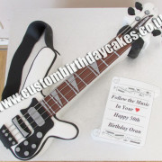 Bass Guitar Cake