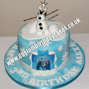 Snowman Cake