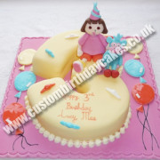Dora Explorer Number Cake
