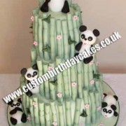 Panda Bamboo Cake